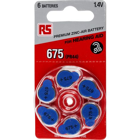 Pile bouton PR44 RS PRO, 1.4V, 11.6mm ( Prix pour Paquet de 6 ) (1/2)