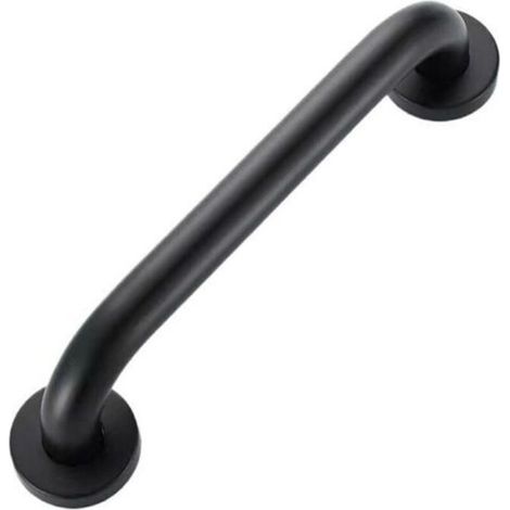 Haltegriff aus Edelstahl für Badezimmer, Badewanne, Haltegriff für Toilette, Toilette für ältere Menschen/Behinderte/Kinder/Schwangere, 50 cm (schwarz)