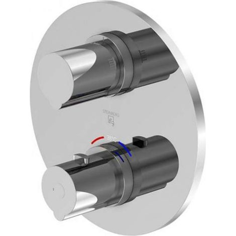 Steinberg 100 - Grifo empotrado termostático para 2 dispositivos, cromo 100 4133 3 (1/3)