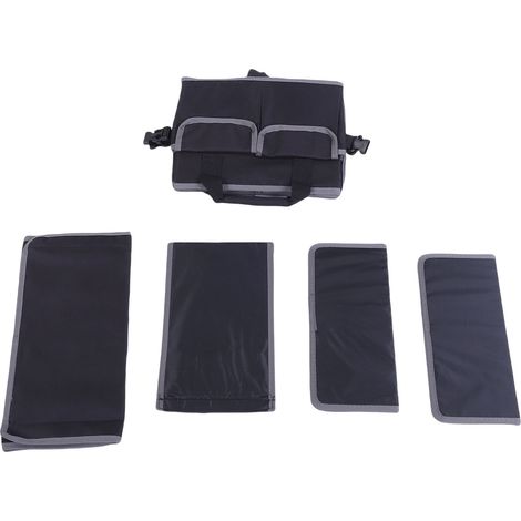 Organizador Maletero Coche Plegable Oxford Impermeable 60x32x24cm con Compartimentos y Bolsillos Laterales – Ideal para Viajes y Camping (1/5)