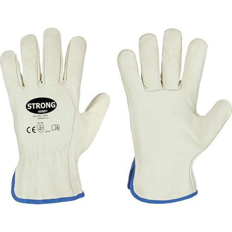 stronghand Fahrerhandschuh Driver, Rind nappa, Gr.10, grün/beige 12 Stk (1/5)