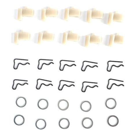 Kit de 10 cliquets de démarrage pour scies à tronçonner STIHL TS400 TS410 TS420 TS480i TS500i – Matériau plastique et fer – Remplacement pièces OEM 000019-7200 (1/5)