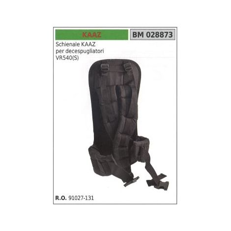Schienale per decespugliatore VR540(S) KAAZ