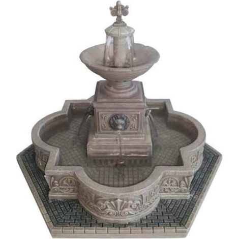 Lemax Modular Plaza Fountain 64061 Villaggio Di Natale