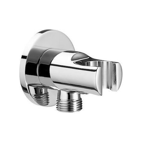 Jika Cubito Pure - Raccord flexible de douche 1/2" avec support, chrome H3631X00041521 (1/2)