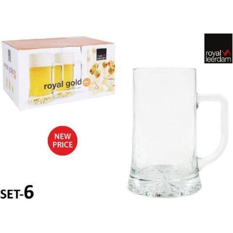 50 cls jarra cerveza pinta royal gold leerdam - caja 6 unidades (1/2)
