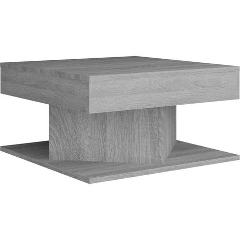 Maison Exclusive - Mesa de centro madera de ingeniería gris Sonom (1/5)
