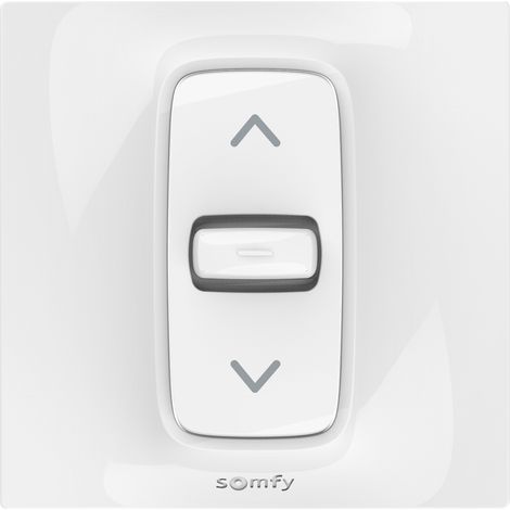 Somfy – Inverseur filaire à encastrer – Position fixe – Mode de pose électricité – Pour motorisation de volet roulant
