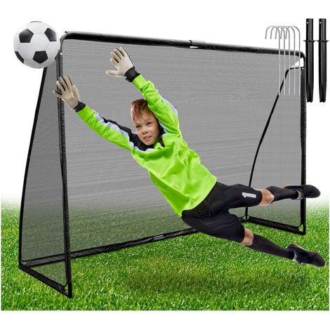 Porta da calcio 180 x 120 cm FORTE nera (1/5)