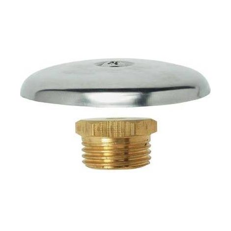 5,0 x BOUCHON EN LAITON + ROSACE EN INOX