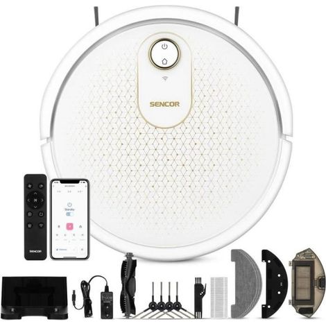 Sencor SRV 4550WH aspirateur robot blanc efficace (1/5)