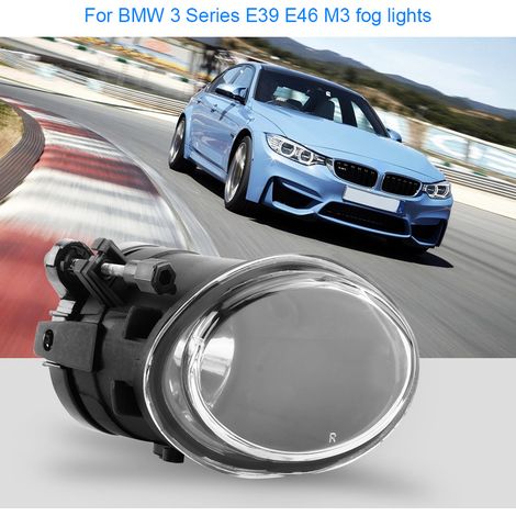 1 Paire de Phares Antibrouillard Avant Droit Gauche pour BMW Série 3 E39 E46 M3 2001‑2006 (1/5)