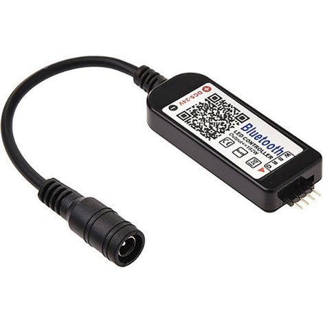 Contrôleur Led Bluetooth Wifi - Pour Bande Led RGB RGBW 5050 3528 - Interface 4 Voies 5 Broches - Puissance Max 192 W - Télécommande Incluse