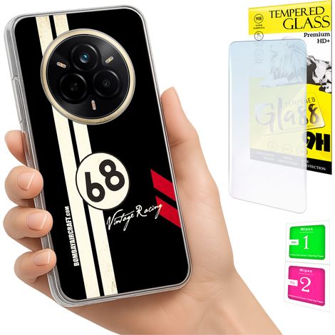 Custodia per Realme 14 Pro 5G con cover fotografica e vetro temperato 9H. (1/5)