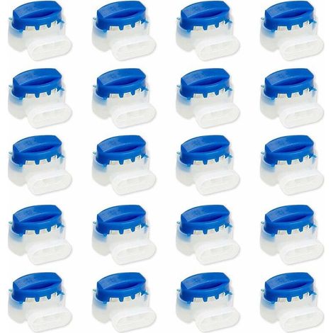Paquete de 20 conectores de cable impermeables – Rellenos de gel para uso en exteriores – Resistentes a la intemperie – Para cortacéspedes robóticos y automóviles (1/5)