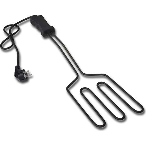 vidaXL Encendedor eléctrico de barbacoa de carbón BBQ 1500 W (1/2)