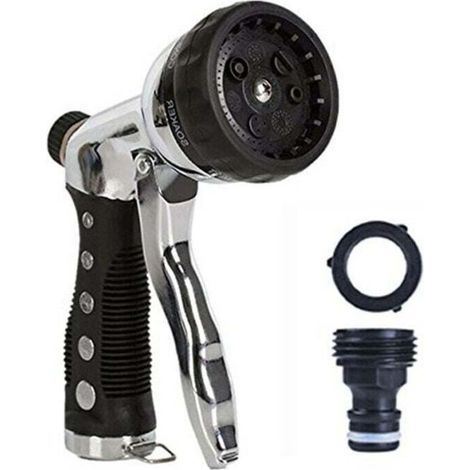 Pistolet à eau multifonction buse de tuyau haute pression jardin pulvérisateur de jardin outil de lavage de voiture pistolet de pulvérisation pulvérisateur d'eau de jardin (1/4)