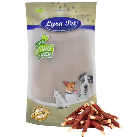 1 kg de rouleaux à mâcher Lyra Pet® avec lanières de magret de canard (1/5)