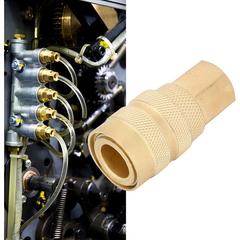 Raccord rapide américain 1/4NPT, accessoire de quincaillerie pour pièces pneumatiques en génie mécanique 1/4 (1/5)