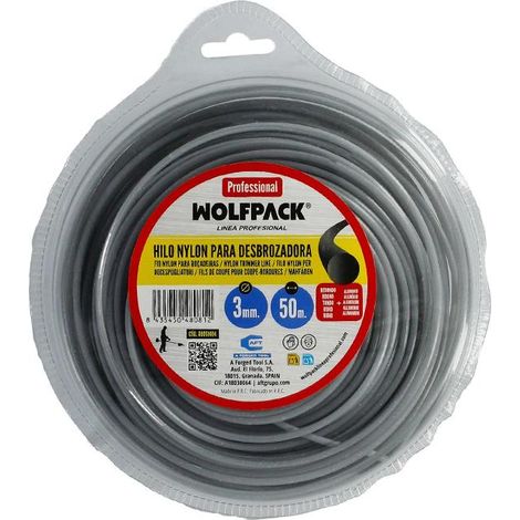 hilo nylon/aluminio redondo profesional ø 3,0 mm. (dispensador 50 metros) (1/5)
