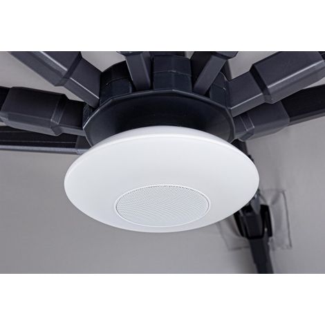 Lampada Speaker con LED per ombrellone