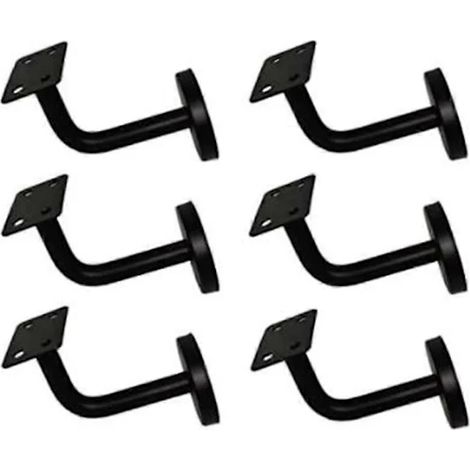 Supports de rampe d'escalier en acier inoxydable, lot de 6 (1/5)