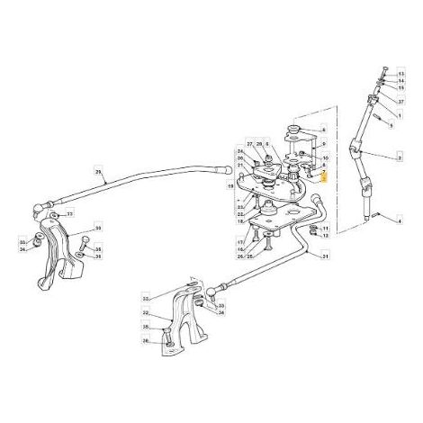 PIGNONE STERZO TC HE 10/11 ORIGINALE STIGA - 125570006/1