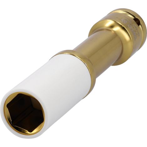 Lange Schlag-Stecknuss für Alufelgen 19 mm