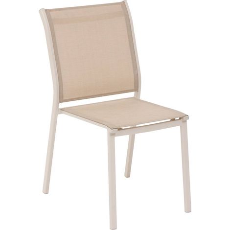 Sedia impilabile Essentia beige 88 x 61 x 46 cm (1/2)