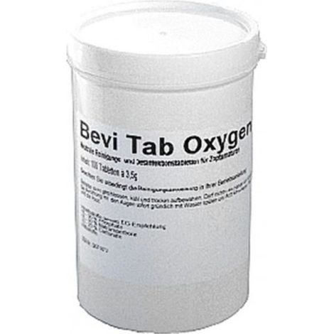Desinfektionsmittel, Reinigungsmittel für alle Arten von Zapfanlagen - Bevi Oxygen Tab