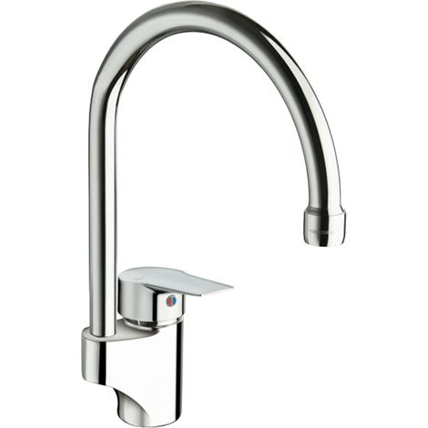 MITIGEUR LAVABO OPEN BEC HAUT C 3 VIDAGE PLASTIQUE CHROME - CRISTINA ONDYNA OP22851 (1/2)