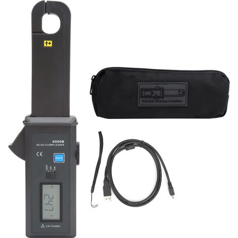 Compteur de Courant de Fuite AC/DC sans, Pince CT 0mA-60.0A, Sûr et Précis, Conservation des Données (1/5)