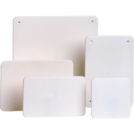 Boîte de dérivation à sceller avec cache en plastique blanc - Dimensions boite et couvercles - Couvercle pour CT4040 + CT338