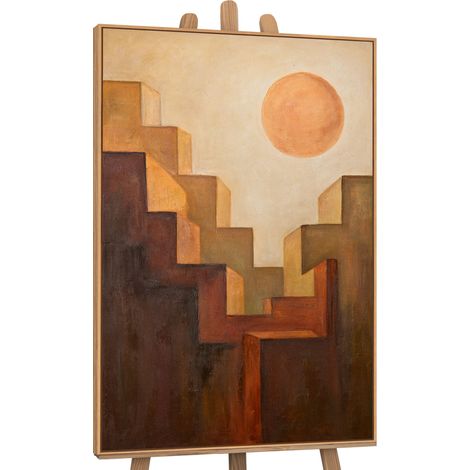 Gemälde Aufstieg Rahmen Eichefarben 120x80 cm (1/5)