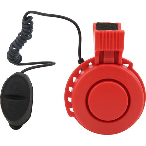 Wasserdichte, per USB aufladbare Fahrradklingel für E-Bikes, Mountainbikes und Roller – Rot (1/5)