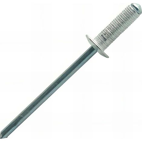 500 rivets aveugles cannelés alu/acier TP, D. 4.8 x 10 mm - GD4810-BC - Scell-it