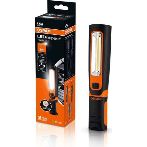 Osram LEDinspect Twist 450 Inspektionslampe Akku, Klappbar