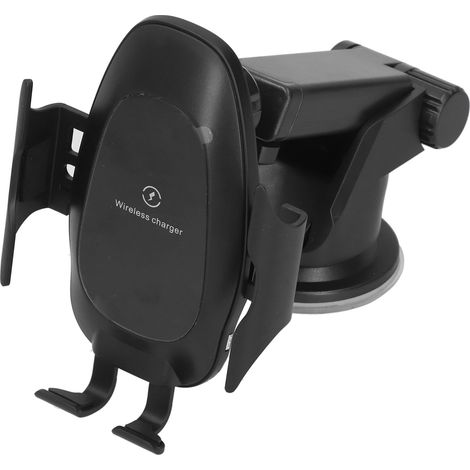 Support universel pour téléphone en voiture, chargeur sans fil à capteur automatique, support de ventilation d'air, support de guidon. (1/5)