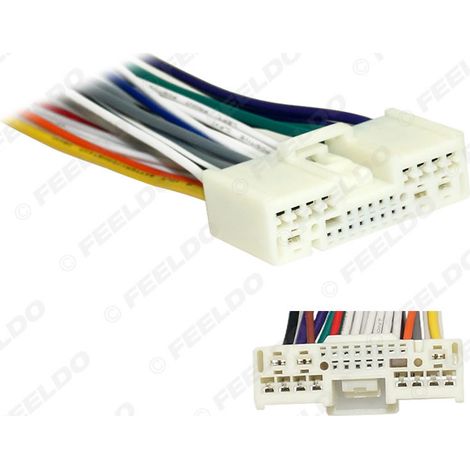 Compatible avec les connecteurs du cordon d'alimentation des lecteurs CD Mazda M6/M2/M3/CX-4, Axela, CX-5 et Atenza