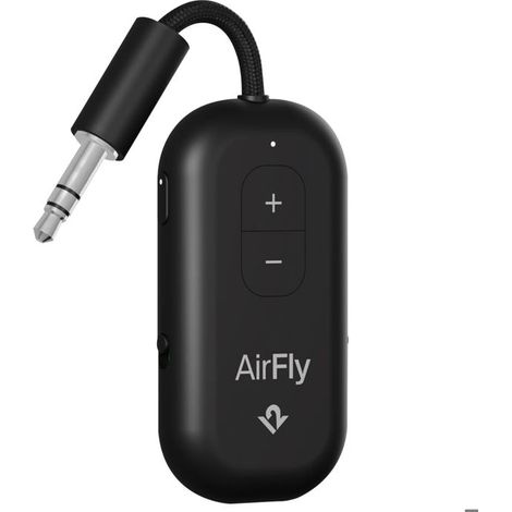 Transmetteur Audio Bluetooth AirFly Pro 2 Jack 3.5mm Twelve south Noir (1/5)