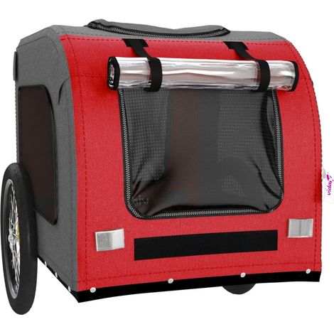 Rimorchio/carrello per animali domestici rosso 020044356