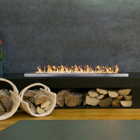 Quemador para chimenea de bioetanol de 1,7 litros, L 90 x P 11 x H 5,3