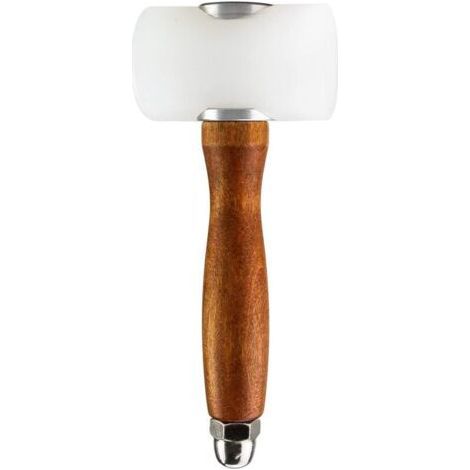 Maillet de Nylon pour Sculpture de Cuir, Marteau Cuir avec Manche en Bois, Outils Cuir pour , Sculpture, Poinçonnage et Estampillage (1/4)