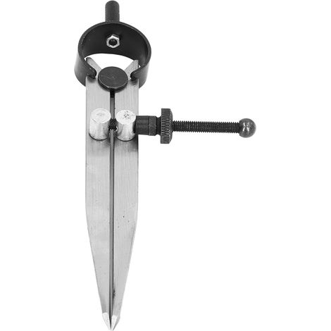 Verstellbarer Flügelzirkel mit Federmutter zum Anreißen und Markieren von Leder, 125 mm (1/5)