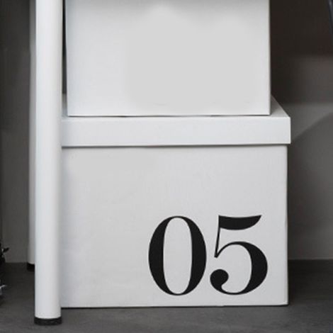 Einfache Aufbewahrungsbox aus Papier, großes Fassungsvermögen, Organizer für Studentenwohnheime/Studentenzimmer, Aufbewahrungsbox, Spielzeugaufbewahrungsbox, Karton, Größe 5. (1/4)