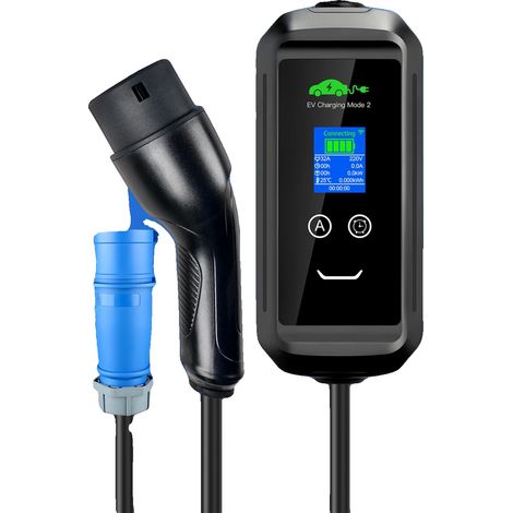 EV-Ladegerät, WLAN-Steuerung, einstellbarer Strom, 7.2KW APP Ladegerät, TYPE2 (1/5)