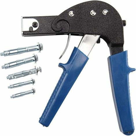 Outil de fixation pour mur creux et creux avec 3 différentes fixations murales en métal (M4 x 32 mm, M5 x 52 mm, M6 x 65 mm) (1/4)