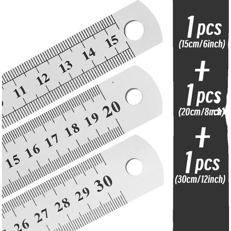 Outil de Mesure, Acier Inoxydable, Précision Double Face, M2g-N 15cm 24p 1set (1/2)