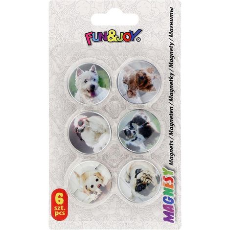 Imanes de cristal para pizarras de perros