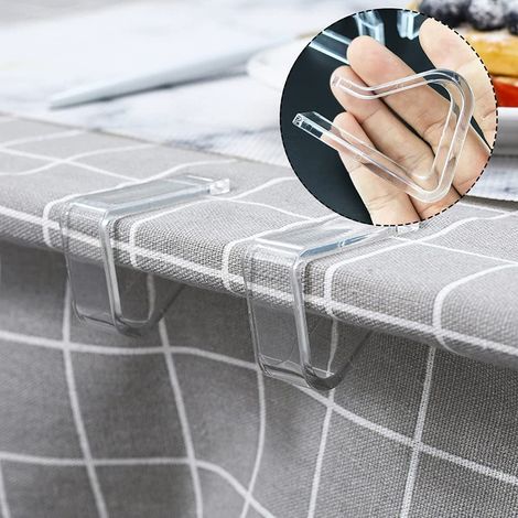 Pinces nappe coupe-vent antidérapantes lot de 12 pour pique-nique camping (1/5)